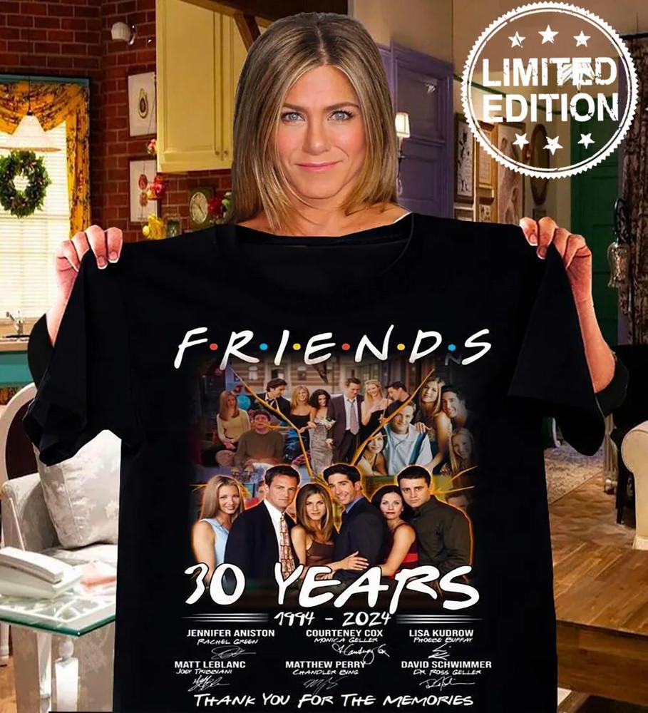Friends 30 Years 1994 2024 Thank You For The Memories T-shirt Unisex T-Shirt XXXL