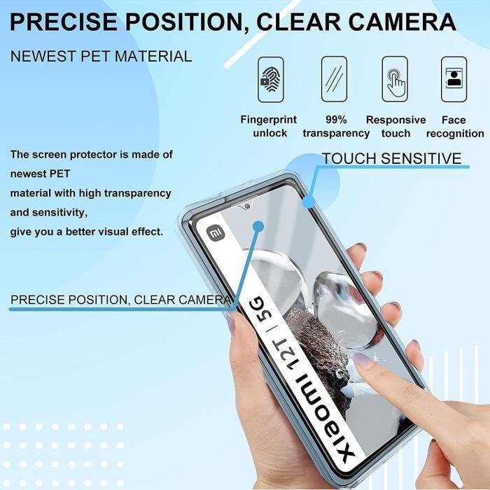 Protective Case - E.F.CONNECTION - for Xiaomi 12T - 360 Shockproof - Transparent - Flexible