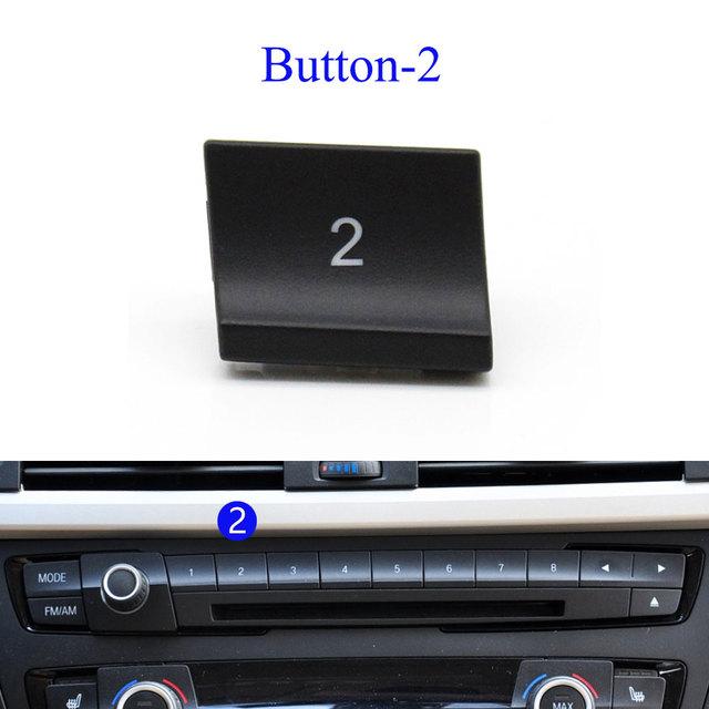 Dashboard Console Air Conditioning AC Vent CD Player Control Cap AC Button Key Replacement For BMW F20 F21 F22 F30 F35 F34 F36