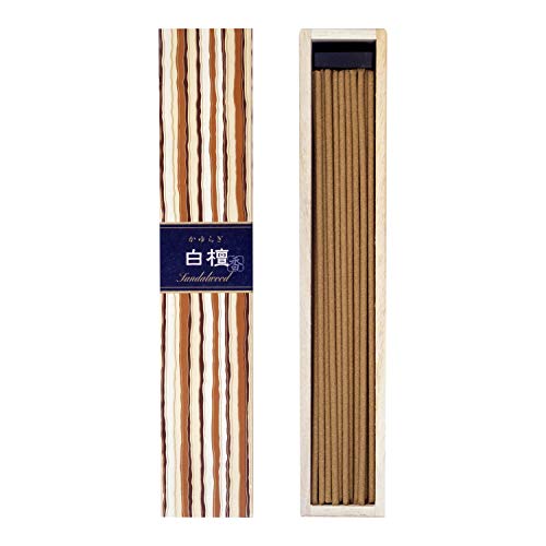 Incense Sticks by Nippon Kodo, Kayuragi Sandalwood with Holder, 40 pieces x1