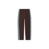 Li-Ning Fashion Series French Side Stripe Straight Knit Sports Pants Unisex Bottoms Brown AKLS869-2