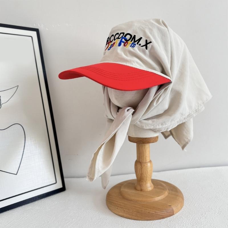 Wide Brimmed Baseball Hat Sun Hat Outdoor Hat Curved Brimmed Kerchief for Exercise Baseball Hat Headwear