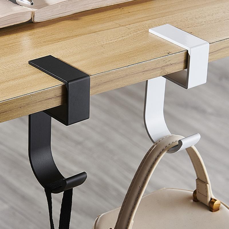 Portable Hanging Bag Hook Desk Side Hanging Bag Artifact Removable Mobile Handbag Holders Multi-functional Table Hook