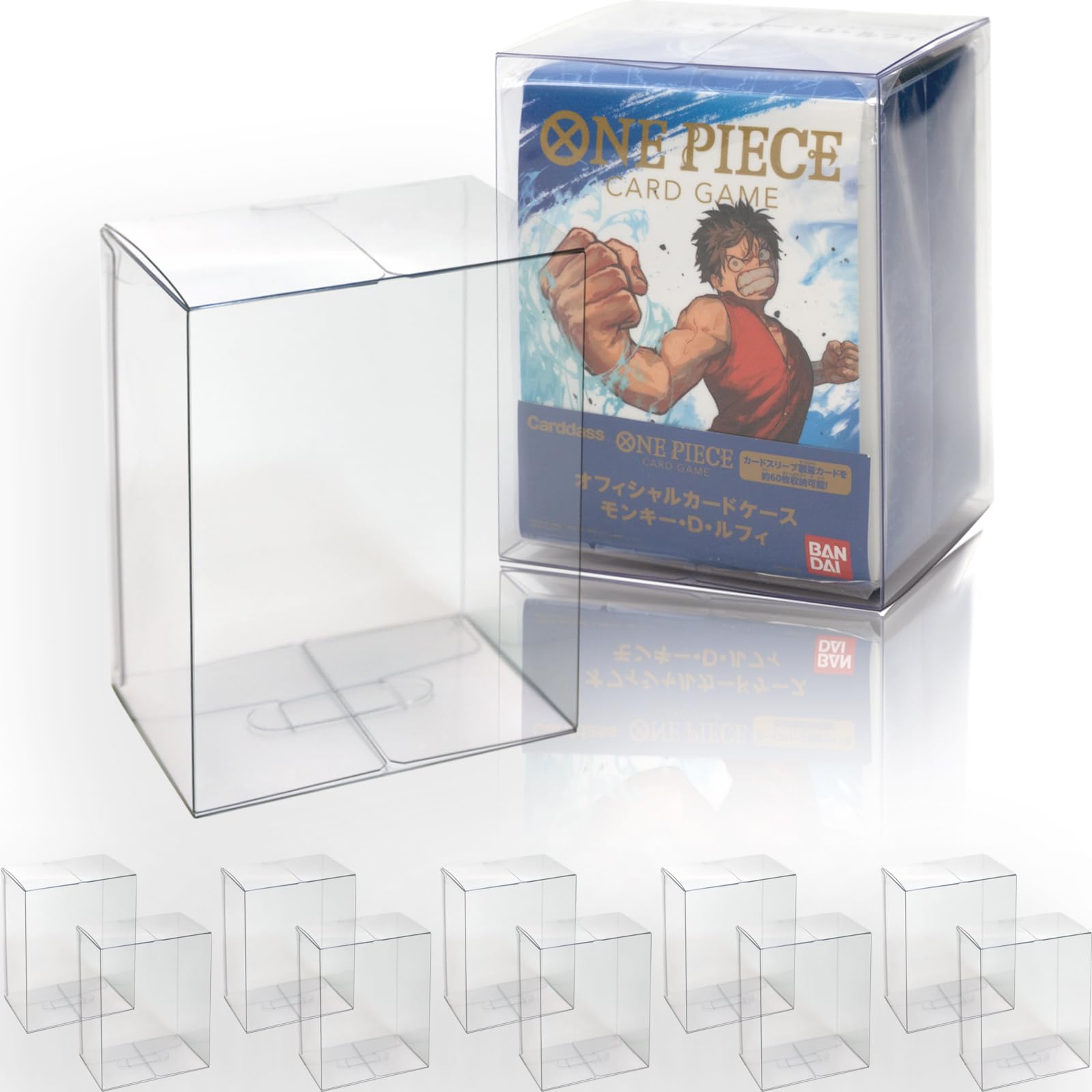 

EYESRAIL Boxx Guardian One Piece Card Game BOX Loader Защита от ультрафиолета Прозрачный футляр для хранения коллекции отечественного производства ([10 шт.], кейс)