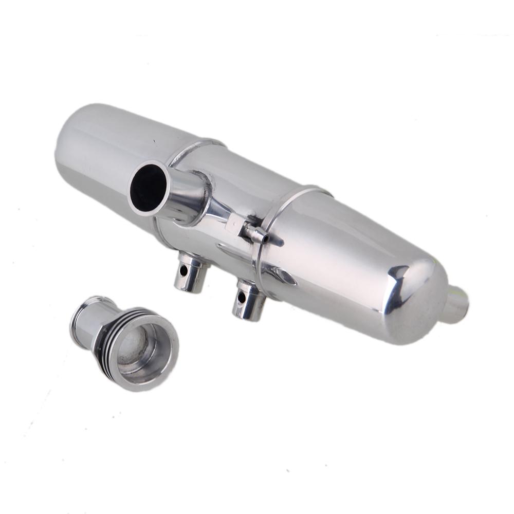 Buy Alloy Dual Exhaust Joint Tubing Upgrade for RC 18 Offroad Car