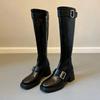 2026 Autumn/winter New Women's High-heeled Boots Long Tube Rubber Boots Pointed Toe Long Tube For Women