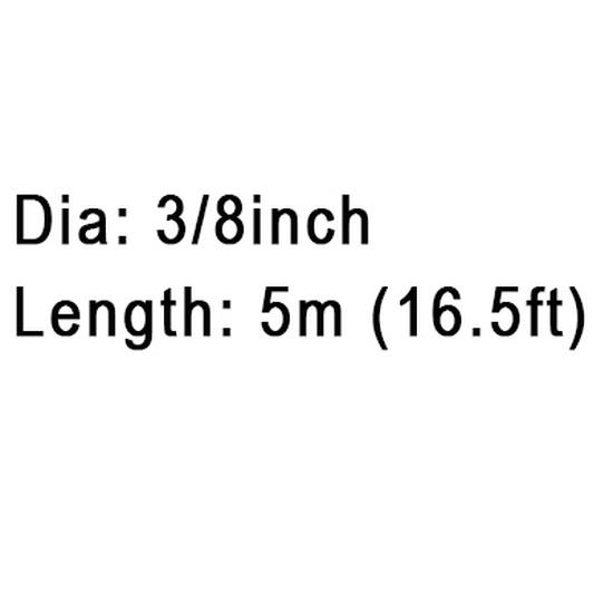5m/16.5ft Boat Dock Lines Mooring Rope Double Braided Nylon Fender Line Docking Boat Rope for Yacht Marine Anchor Ropes 7