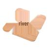 Cartoon Wooden Coaster - Heat-Resistant, Anti-Slip Pad for Kitchen and Table Use