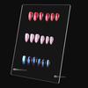 Transparent Acrylic Clear Acrylic Nail Art Display Frame  Salon Use