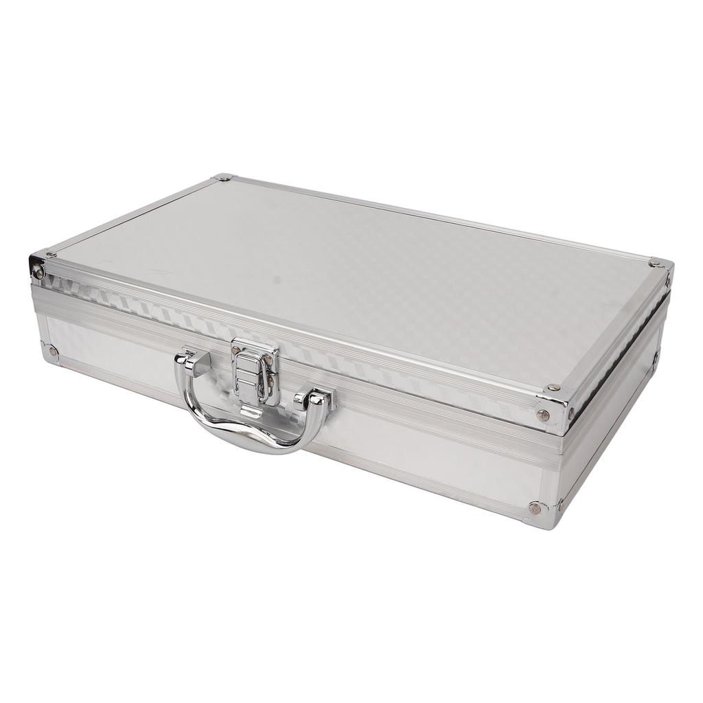 Multifunction Storage Box Large Capacity Buckle Closure Aluminum Tools Organize Case