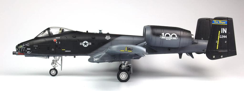 US Air Force Attack Aircraft Thunderbolt II Black Snake Plastic Model Platz/Italeri 1/48 A-10C TPA-7