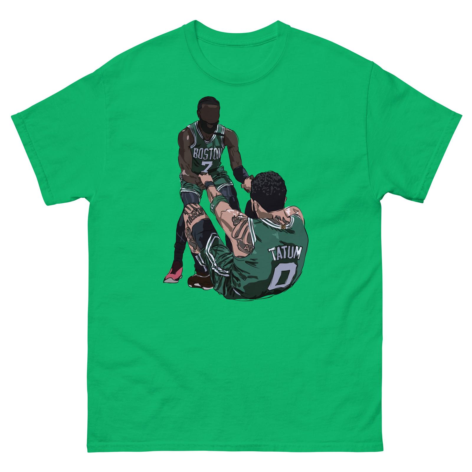 Jaylen Brown Jayson Tatum Sketch T-shirt S