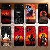 Game Red Dead R-Redemption Phone Case For iPhone 17,16,15,14,13,12,11 Plus,Pro,Max,Mini Silicone Black Soft Cover