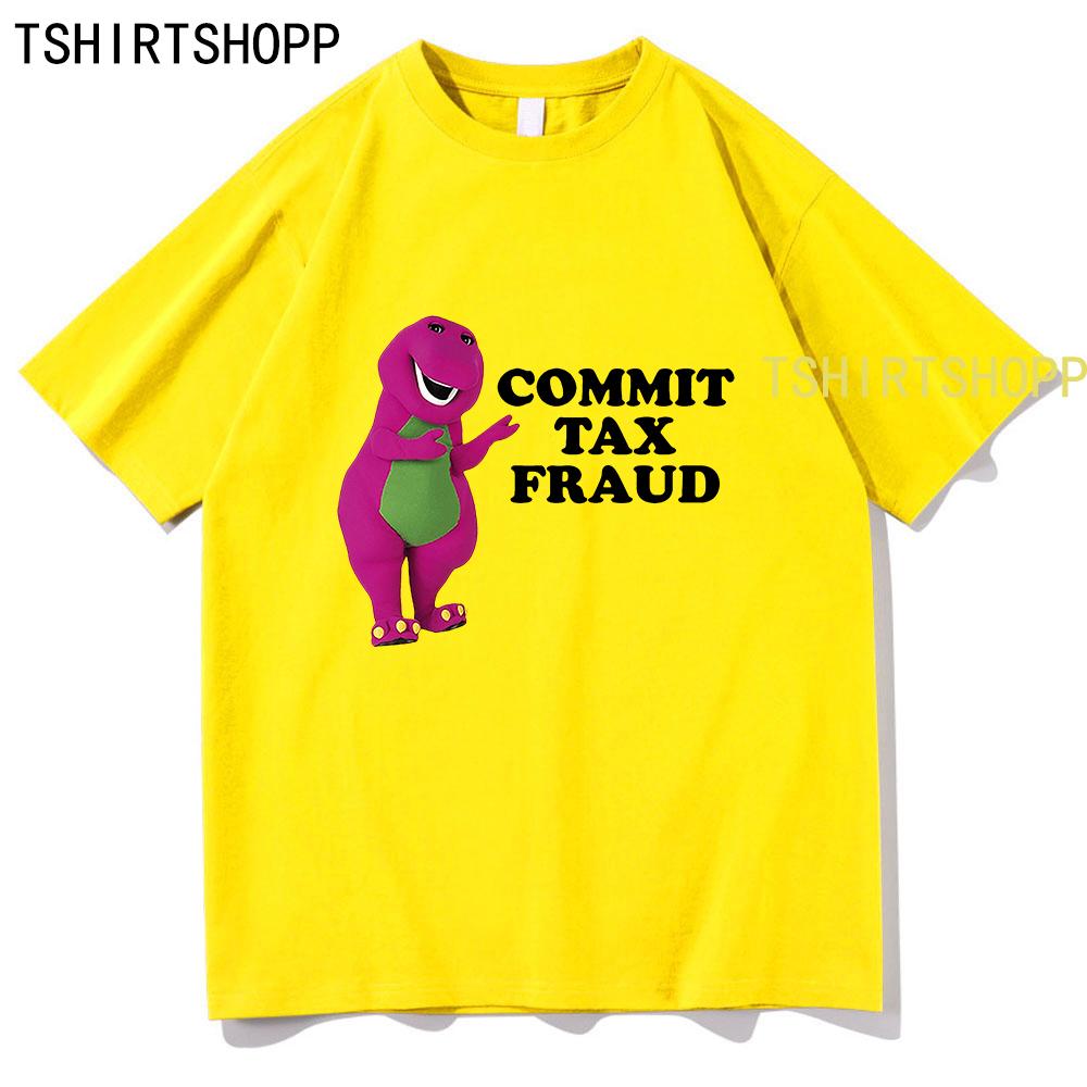 Men Short Sleeve Graphic Commit Tax Fraud T Shirt Rugged Outdoor Collection Men/Women Print Novelty T Shirt Cotton Tops Clothes