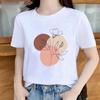 Womens Trendy Short Sleeve Tshirt Cartoon Plant Beach Print Casual Graphic Regular Fit Womens Clothing Fashion T Shirts