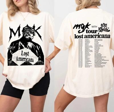 Machine Gun Kelly Lost American Tour 2026 2 Sided Shirt