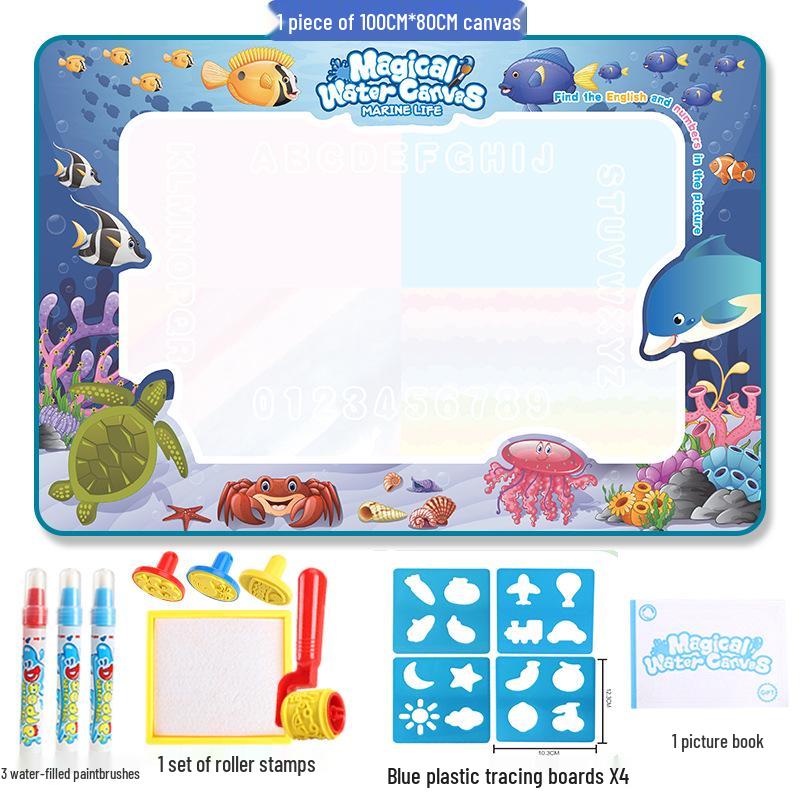 Magic Water Canvas: Children's Colorful Doodle Mat & Drawing Board