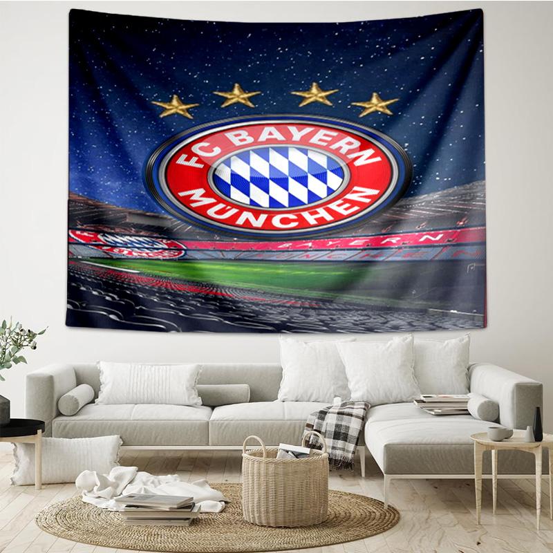 1PC Munich FC Artwork Printed Tapestry Room Decoration Wall Hanging for Living Room Bedroom, dormitory, Birthday and Christmas gifts