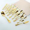 Abay Gold Edelstahl 4-teiliges Besteckset
