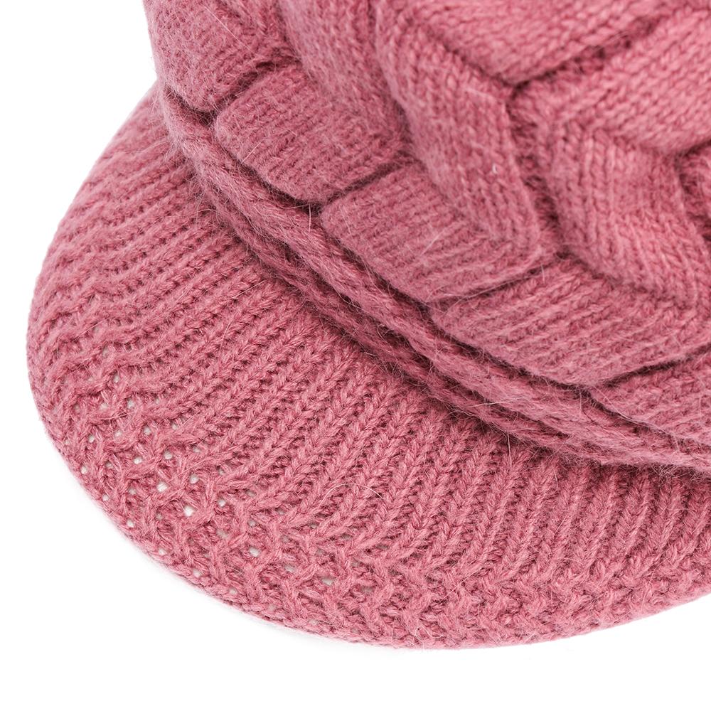 Fashion Knitted Peaked Beanie Hat Outdoor Women Bonnet Warm Cap