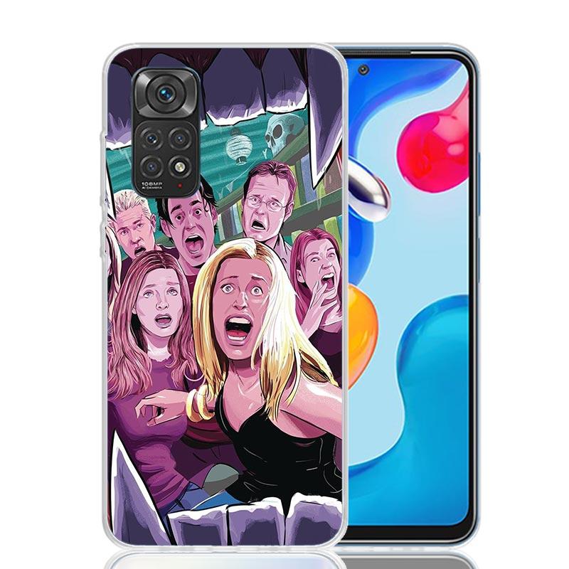 Buffy the Vampire Slayer Phone Case For Xiaomi Redmi Note 15 14 13 12S 12 Pro Plus 11S 11E 11 11T 10S 10 Art Soft Pattern Cover