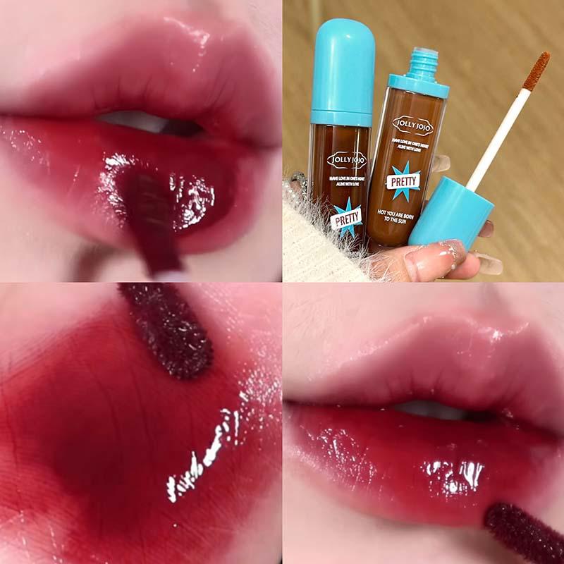 

JOLLY JOJO Hydrating Lip Gloss: Non-Stick, Mirror Finish, Lip-Whitening Oil 3.5g