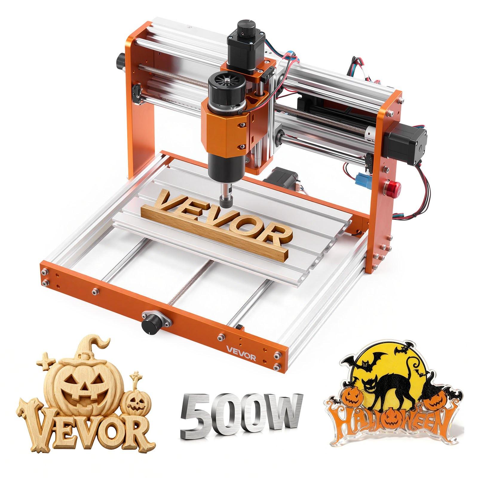 VEVOR CNC Router Machine, 500W Spindle