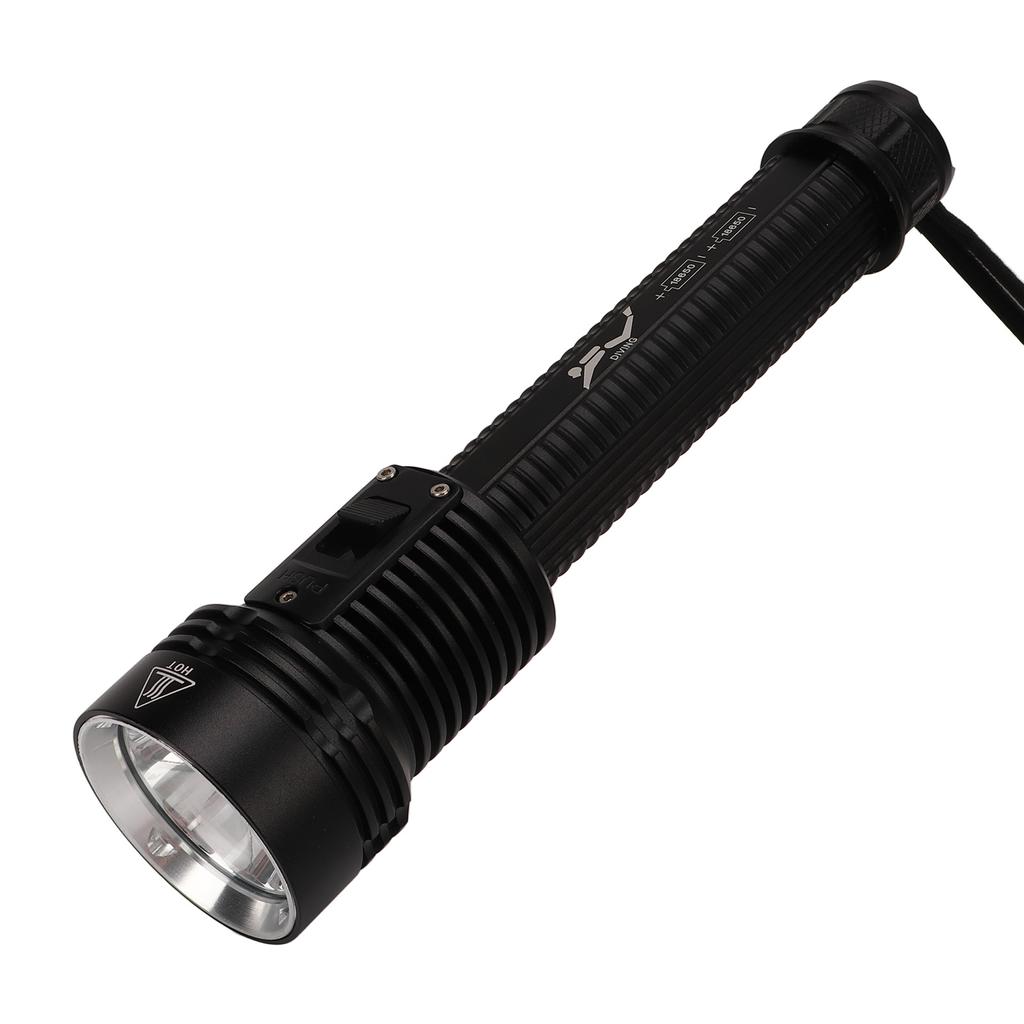 Torcia subacquea T40 Interruttore magnetronico Luce forte Torcia da immersione Impermeabile IPX8 Sott'acqua