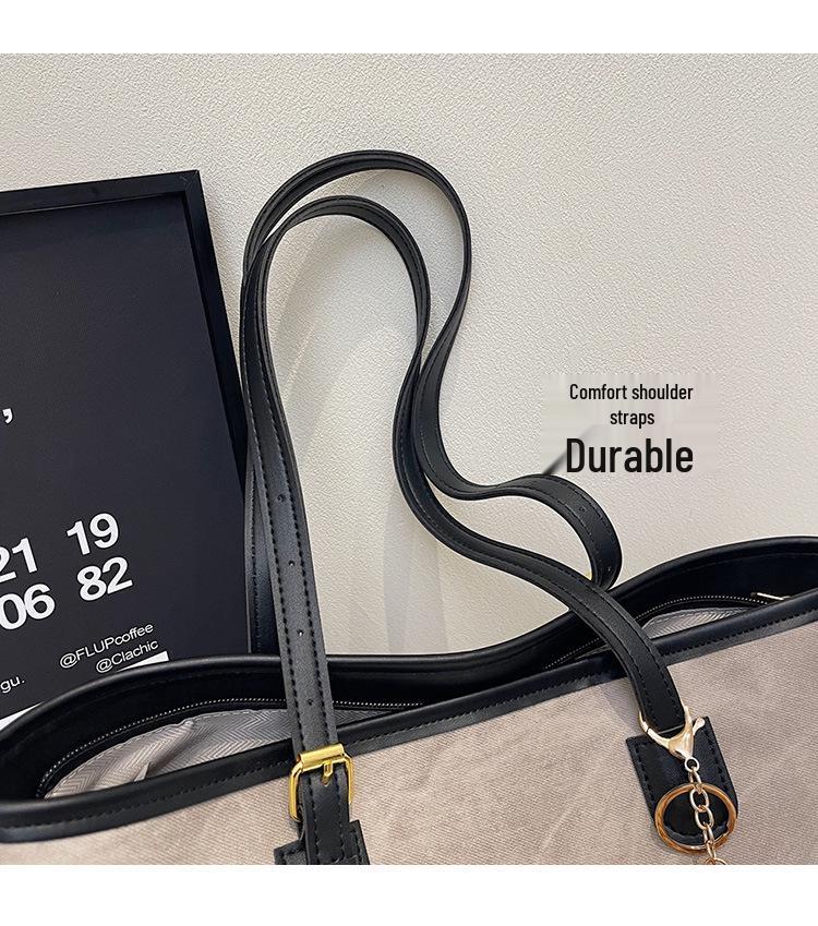 Zimní retro jednobarevná přívěsková taška - Velká kapacita, módní design přes jedno rameno pro ženy