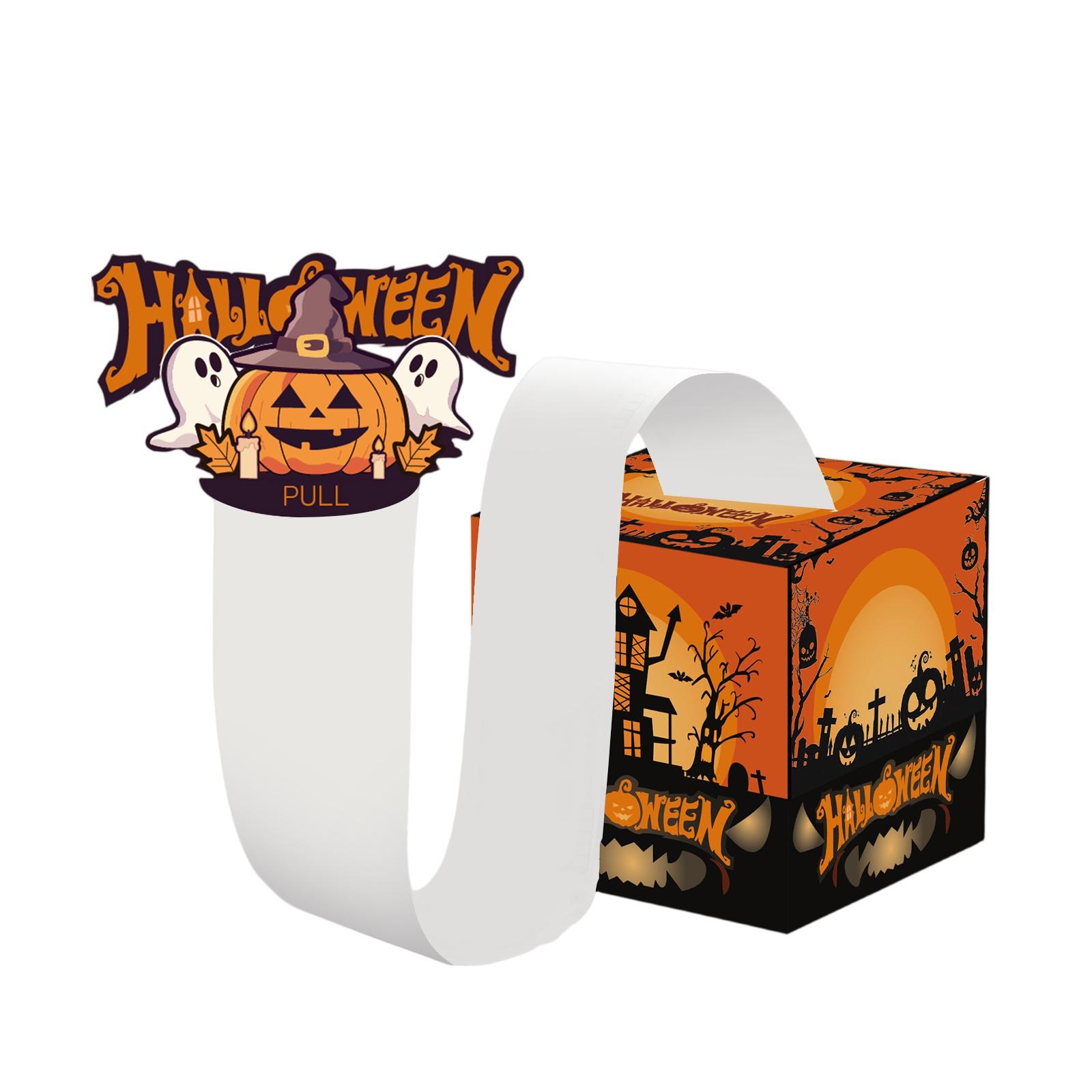 

Halloween Money Pull Box For Cash Gifts DIY Happy Halloween Surprise Gift Boxes For Kids Adults Helloween One Size
