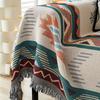 Boho Cotton Linen Sofa Cover Towel Ethnic Style Geometric All-Cover Outdoor Camping Blanket Multifunctional Decor Sofa Covers