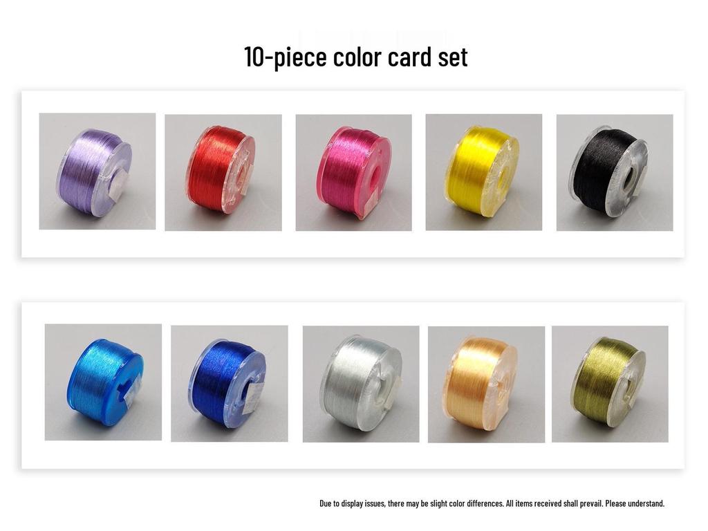 Egret Fly 200D Fly Tying Thread Set - 25 Colors for Lure and Fly Fishing