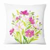 Painted Flower, Bird and Butterfly Decorative Pillowcase Living Room Office Ornaments Home Pillowcase