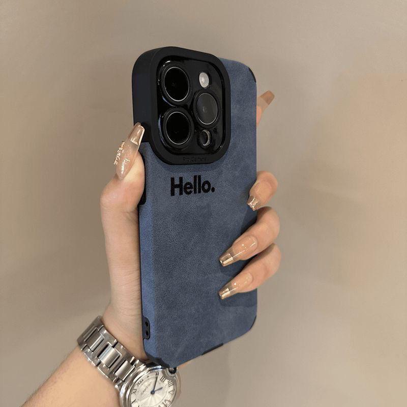 Simple English Suitable for IPhone 16 Pro IPhone Case with Dirt Resistance and Full Cover Anti Fur Soft Case