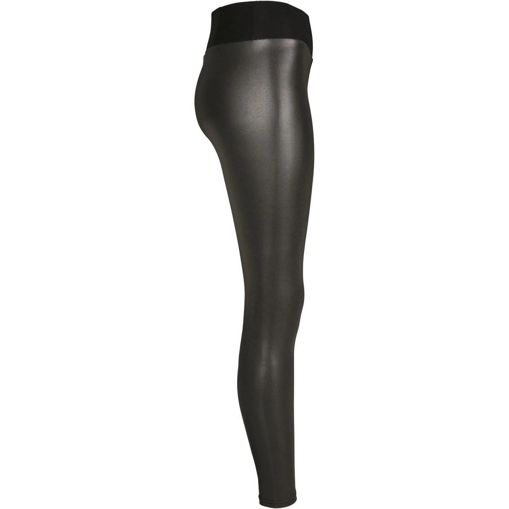 Urban Classics Dam Leggings i Fuskpäls med Hög Midja