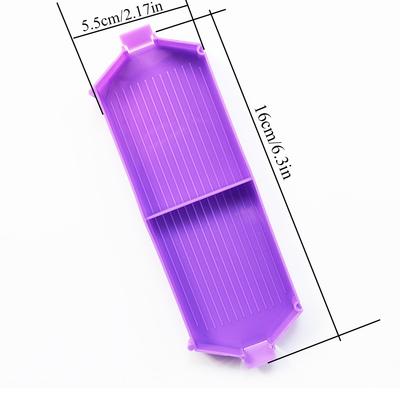 6pcs Upgrade Large Capacity Plastic Diamond Storage Tray Beading Plates Diamond Painting Tray Diamond Painting Drill Plate