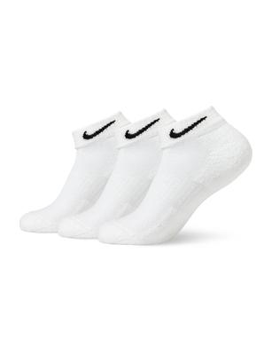 Nike Everyday Cushion Low Socks SX7670 100 Size 3-Piece White/Black 27-29cm