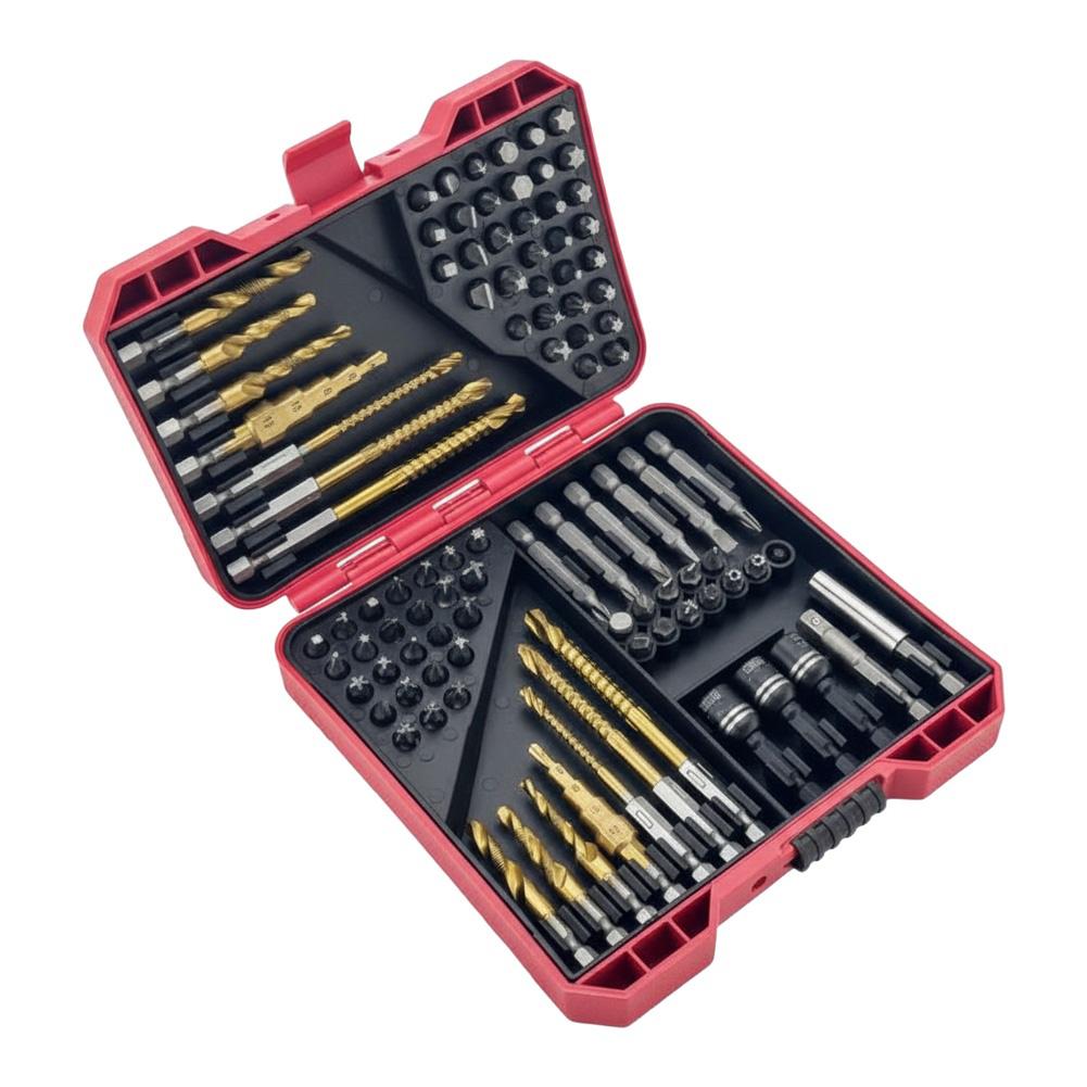 For Home Repair 14.7*10*4cm 5.78*3.93*1.57in Screwdriver Bit Set Organized Storage Toolbox Solution Hand Tool Set Hex Shank Kit
