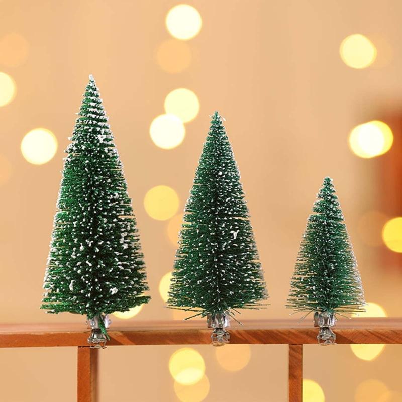 Simulated Small Christmas Tree with Clip Mini Christmas Tree Pine Needle Tree