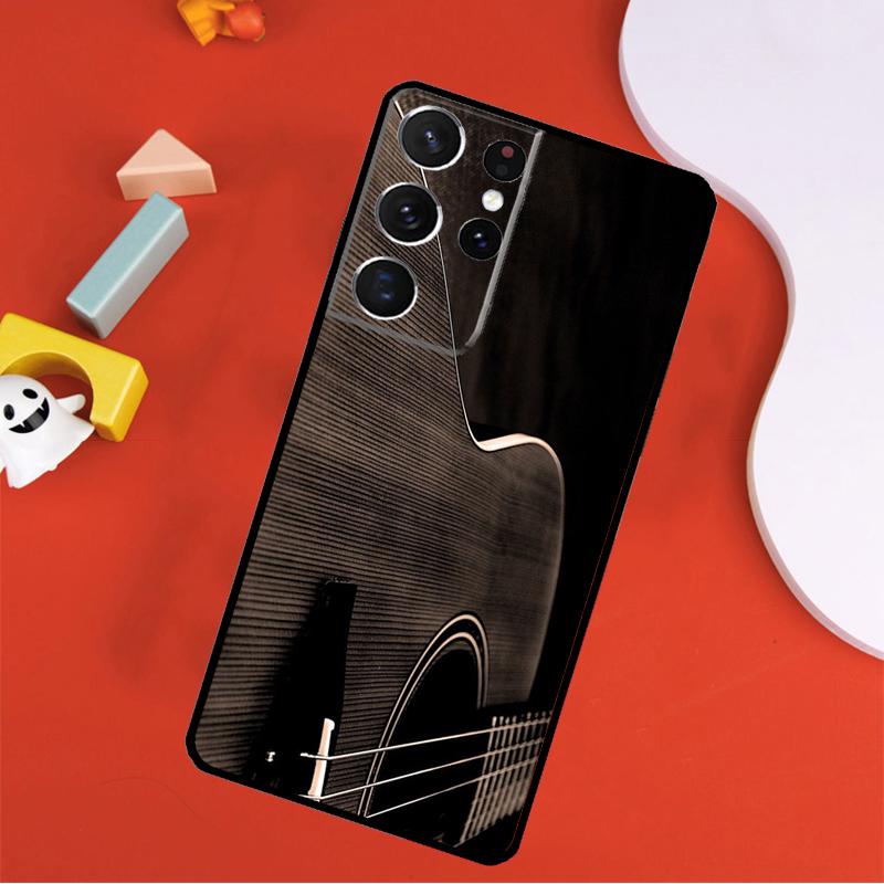 Guitar Music Phone Case For Samsung Galaxy S25 Ultra S24 Ultra S9 S10 S20 S21 S22 S23 Plus S24 FE Cover
