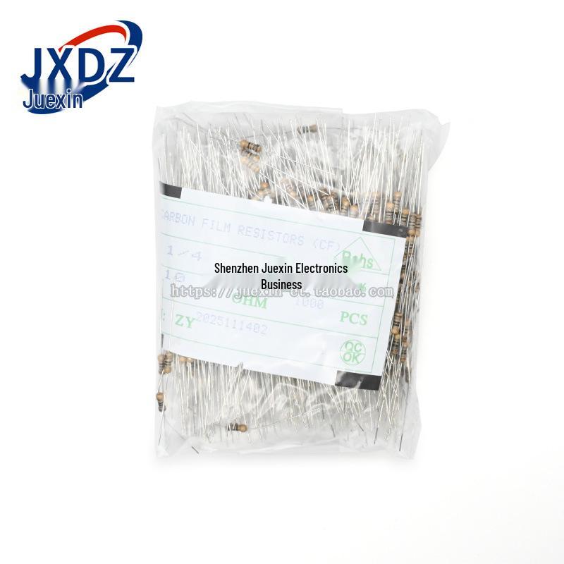 1/4W Carbon Film Resistor Set: 1K, 2K, 2.2K, 2.4K, 3K, 3.6K, 4.7K, 5.6K, 6.8K, 7.5K, 8.2K, 5% Tolerance