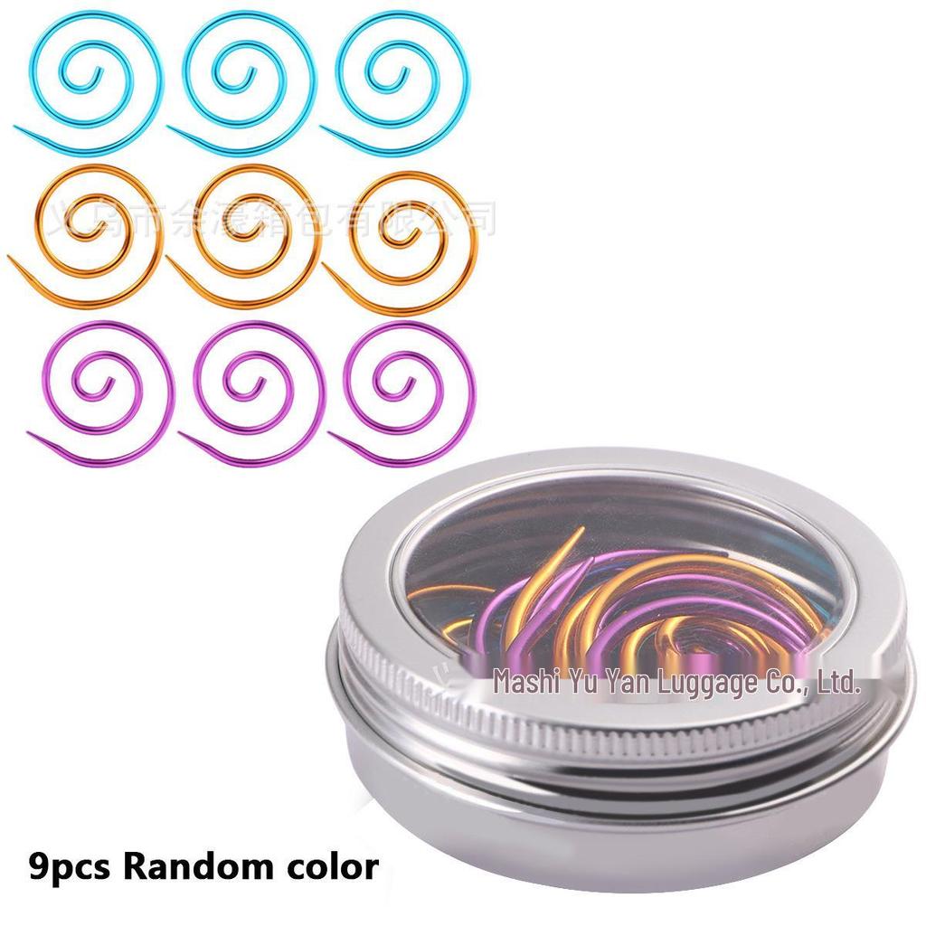 Handmade Braided Spiral Needle Knitting & Crochet Set - Multifunctional & Portable DIY Accessories