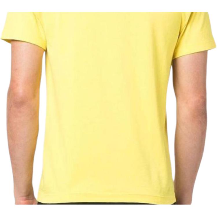 Stone Island Ss23 Solid Color Pique Effect Printed Short Sleeve T-Shirt Men Tops Yellow 78152NS90-V0030