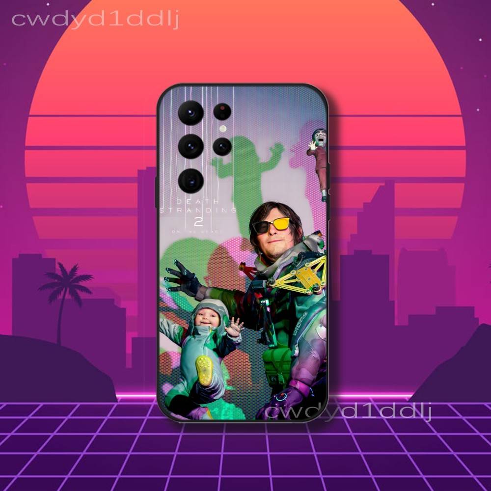 D-Death Stranding 2 On The Beach Phone Case For Samsung S10,S21,FE,S21 ,S26,S25,S24,S23,Ultra,S9,S22,Plus Black Shockproof TPU