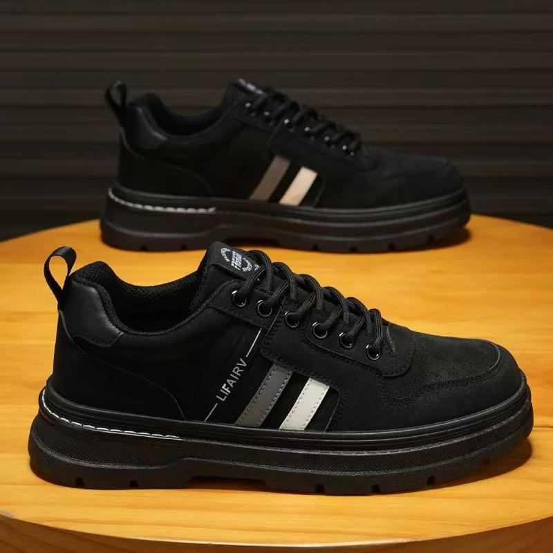 Men's shoes 2024 new autumn wear-resistant construction site work leisure labor insurance shoes youth mountaineering Martin sports tide shoes