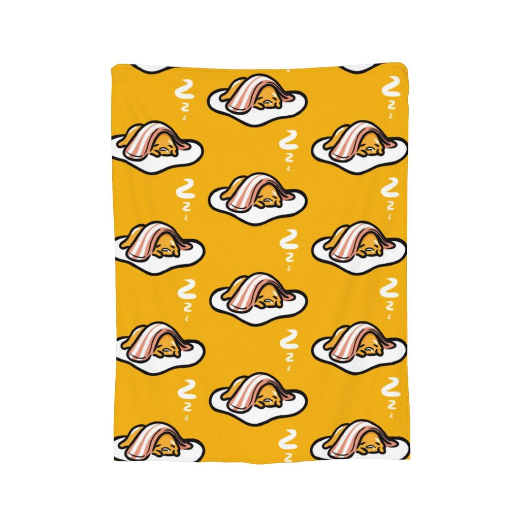 Lazy Egg Gudetama  Blanket Cute Cartoon Fleece Funny Breathable Throw Blankets for Bedding Lounge Textile Decor,