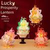 Mid-Autumn Festival Lantern Material Package Portable Luminous Gourd Lantern Diy Ancient Style Palace Lantern Material Package