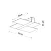 Plafon Massimo 2 E27 Chrom  Sollux Sl.0188