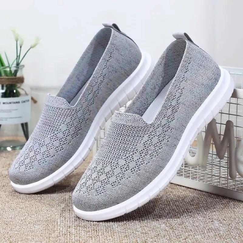 Trendy and Minimalist Flat Sports Shoes 2024 New Summer Breathable and Anti Slip Casual Women's Daily Shoes Zapatos De Mujer