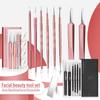 Pinzette professionali per la rimozione dell'acne, ultra-fine, tedesche, no. 5 Cell Pimples Blackhead Clip Strumento per la pulizia dei pori del viso